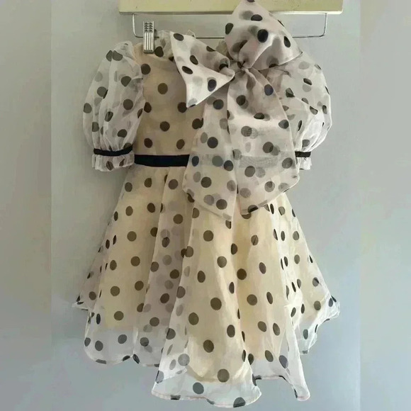 Janya’s Closet Puff Sleeve Tulle Dress Size 2-3T - Picture 1 of 6